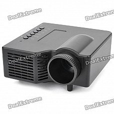 Mini 3W LED 800LM Projector w/ TF Slot - Black (200:1 / 320x240 Pixels) Mini 3W LED 800LM Projector w/ TF Slot - Black (200:1 / 320x240 Pixels)