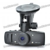 5.0MP CMOS Wide Angle Car DVR Camcorder w/ 4-LED Night Vision / TF / HDMI / AV-Out (1.5" TFT LCD)