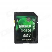 Genuine Kingston SDHC CLASS 10 SD Card with Write Protection Switch (16GB)