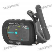 1.4" Color LCD Screen Clip-on Tuner for Guitar / Bass / Violin (1 x CR2032)