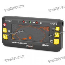 3-in-1 2.9" LCD Screen Tuner + Metronome + Tone Generator for Guitar/ Bass/ Violin - Black (2 x AAA) 3-in-1 2.9" LCD Screen Tuner + Metronome + Tone Generator for Guitar/ Bass/ Violin - Black (2 x AAA)