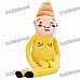 Funny Wretched Snivel Japanese Uncle Figure Plush Doll Toy - Yellow