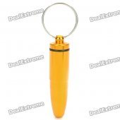 Unique Bullet Style Keychain with Small Gadgets Holder - Random Color