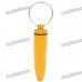 Unique Bullet Style Keychain with Small Gadgets Holder - Random Color