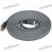 Full HD 1080P 3D HDMI V1.4 Male to Male Flat Connection Cable - Black (5M-Cable Length) Full HD 1080P 3D HDMI V1.4 Male to Male Flat Connection Cable - Black (5M-Cable Length)