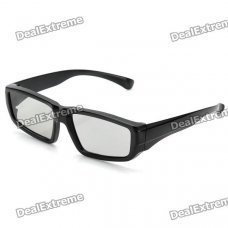 Stylish Circularly Polarized 3D Glasses - Black Stylish Circularly Polarized 3D Glasses - Black