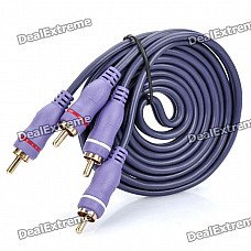 MILLIONWELL Dual RCA Male to Male AV Connection Cable (150cm) MILLIONWELL Dual RCA Male to Male AV Connection Cable (150cm)