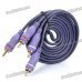 MILLIONWELL Dual RCA Male to Male AV Connection Cable (150cm) MILLIONWELL Dual RCA Male to Male AV Connection Cable (150cm)