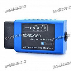 ELM327 v1.5 OBD 2 / OBD Bluetooth Diagnostic Interface - Blue ELM327 v1.5 OBD 2 / OBD Bluetooth Diagnostic Interface - Blue