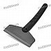 Anti-Slip Handle Ice Scraper for Car Window + More - Black + Silver