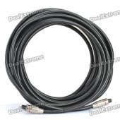 Optical Fiber Digital Audio Toslink Male to Male Cable - Silver Plug (10 Meters)