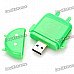 Mini Android Style USB 2.0 Card Reader for T-flash/Micro SD/MS/MS-pro/MS-duo/MS pro duo SD + More
