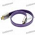 MOSHOU 24K Gold Plated HDMI 1.4 Male to Male Flat Connection Cable (50cm) MOSHOU 24K Gold Plated HDMI 1.4 Male to Male Flat Connection Cable (50cm)