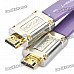 MOSHOU 24K Gold Plated HDMI 1.4 Male to Male Flat Connection Cable (50cm) MOSHOU 24K Gold Plated HDMI 1.4 Male to Male Flat Connection Cable (50cm)