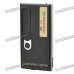 Multi-function USB Rechargeable Electronic Cigarette Lighter with White LED Light - Black