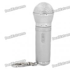 Portable Microphone Style Ashtray Keychain