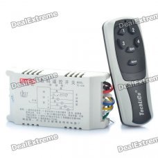 4-Way Digital Wireless Remote Control Switch (AC 200~250V / 23A) 4-Way Digital Wireless Remote Control Switch (AC 200~250V / 23A)