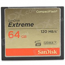 Genuine Sandisk 800X CompactFlash CF Memory Card - 64GB