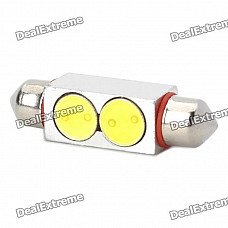 39mm 4W 6000-6500K 120LM White 2-SMD LED Car Width / Dashboard / Reading Light Lamp (DC 12V) 39mm 4W 6000-6500K 120LM White 2-SMD LED Car Width / Dashboard / Reading Light Lamp (DC 12V)