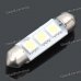 39mm 0.9W 6500K 45-Lumen 3x5050 SMD LED White Light Car Dashboard Reading Lamp (DC 12V) 39mm 0.9W 6500K 45-Lumen 3x5050 SMD LED White Light Car Dashboard Reading Lamp (DC 12V)