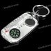 3-in-1 Multifunction Keychain w/ Compass / Magnifier / Thermometer