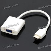 1080P HDMI Male to VGA Female Adapter Cable (10cm)