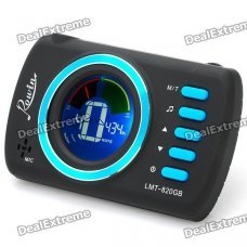 ROWIN 1.5" LCD Tuner + Metronome + Tone Generator - Black (2 x AAA) ROWIN 1.5" LCD Tuner + Metronome + Tone Generator - Black (2 x AAA)