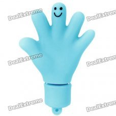 Palm Style USB Flash Drive - Blue (4GB)