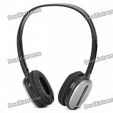 Rapoo 2.4GHz Wireless Headset Headphone with Microphone - Silver + Black Rapoo 2.4GHz Wireless Headset Headphone with Microphone - Silver + Black