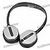 Rapoo 2.4GHz Wireless Headset Headphone with Microphone - Silver + Black Rapoo 2.4GHz Wireless Headset Headphone with Microphone - Silver + Black