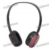 Rapoo 2.4GHz Wireless Headset Headphone with Microphone - Deep Red + Black