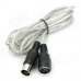 5-Pin Standard MIDI Male to Female Cable for Electronic Organ - Grey (3m)