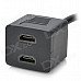 1080P One HDMI Male to Dual HDMI Female Adapter Splitter (25cm-Cable) 1080P One HDMI Male to Dual HDMI Female Adapter Splitter (25cm-Cable)