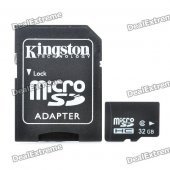 Micro SD/TF Card with SD Card Adapter (32GB/Class 6)