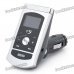 1" LCD MP3 Player FM Transmitter w/ USB / 3.5MM Audio / TF - Silver + Black (DC 12~24V) 1" LCD MP3 Player FM Transmitter w/ USB / 3.5MM Audio / TF - Silver + Black (DC 12~24V)