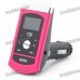 1" LCD MP3 Player FM Transmitter w/ USB / 3.5MM Audio / TF - Deep Pink (DC 12~24V) 1" LCD MP3 Player FM Transmitter w/ USB / 3.5MM Audio / TF - Deep Pink (DC 12~24V)