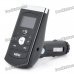 1" LCD MP3 Player FM Transmitter w/ USB / 3.5MM Audio / TF - Black (DC 12~24V) 1" LCD MP3 Player FM Transmitter w/ USB / 3.5MM Audio / TF - Black (DC 12~24V)