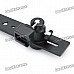 Universal Flash Bracket with Tripod Head for Camera - Black
