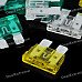 10A / 15A / 20A / 25A / 30A Blade Fuses Set for Car Vehicle (Size M / 50-Piece Pack)