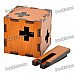 Wooden Swiss Secret Puzzle Box Wood Brain Teaser Toy