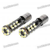 BA9S 3W 6500K 240-Lumen 30-3020 SMD LED White Light Car Lamps (DC 12~18V / Pair)