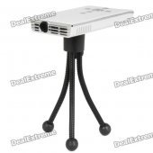 Mini Multi-Media Player LCoS Projector w/ TF / 3.5mm Audio Jack - White