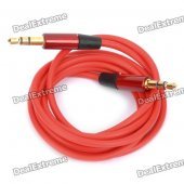 3.5mm Male to Male Audio Connection Cable - Red (110cm)