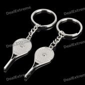 Fashion Zinc Alloy Couple Keychain - Tennis Racket Style (Pair)