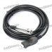 USB Male to XLR Female Microphone Cable - Black (280cm)