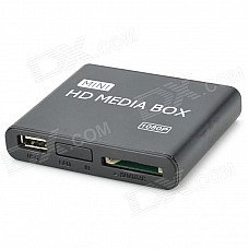 Jesurun 08H 1080P Multi-Media Player w/ HDMI / USB / AV - Black Jesurun 08H 1080P Multi-Media Player w/ HDMI / USB / AV - Black