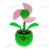 USB + Battery Powered Flip Flop-Style Flower Cooling Fan