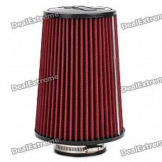 High Flow Air Filter for Car - Red + Black