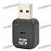 Mini DVB-T Digital TV USB 2.0 Dongle Stick w/ Remote Controller - Black Mini DVB-T Digital TV USB 2.0 Dongle Stick w/ Remote Controller - Black
