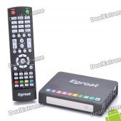 EGREAT R6S Android 2.2 Network Media Player w/ Dual USB / eSATA / LAN / HDMI / - Black (512MB)